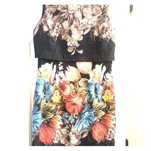 Badgley Mischka floral dress.